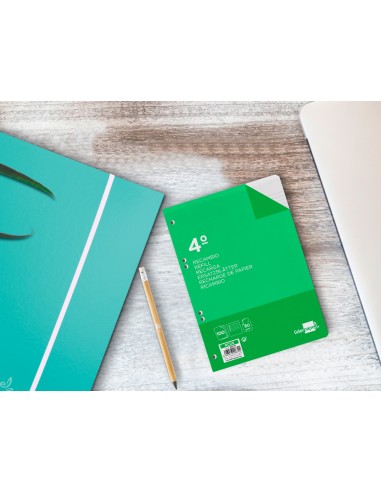 Recambio liderpapel din a5 100 hojas...