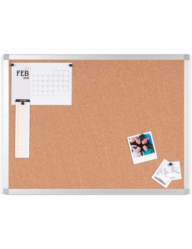 Pizarra corcho q-connect marco de...