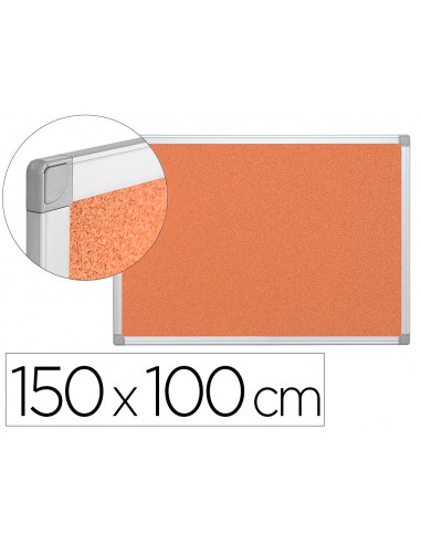 Pizarra corcho q-connect marco de...