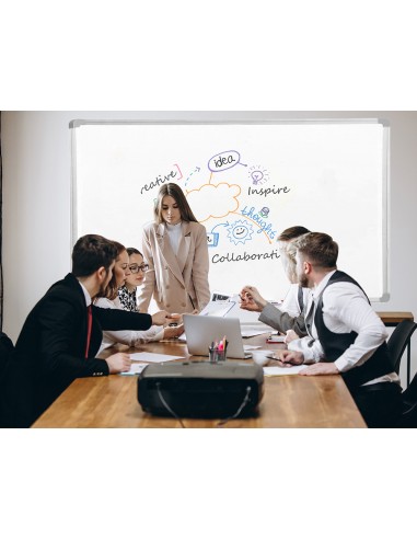 Pizarra blanca q-connect lacada...