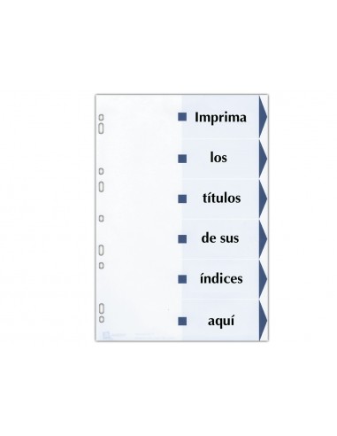 Separador avery cartulina din a4 12...