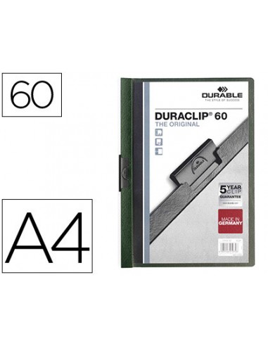 Carpeta duraclip dossier pinza...