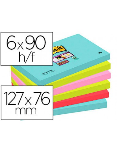 Bloc de notas adhesivas quita y pon...