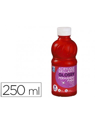 Pintura acrilica l&b brillo rojo...