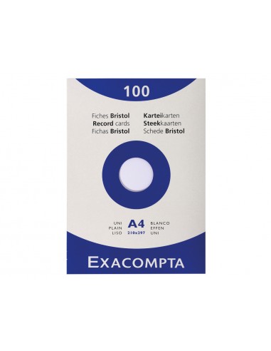 Cartulina exacompta din a4 blanca 205...