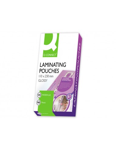 Bolsa de plastificar q-connect 110 x...
