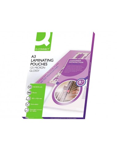 Bolsa de plastificar q-connect 303 x...