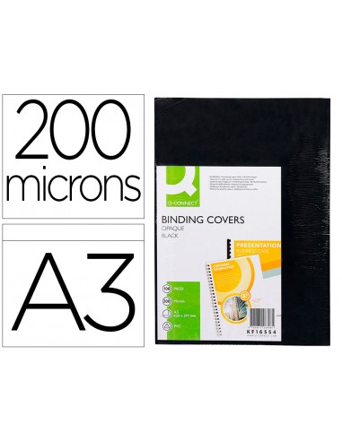 Tapa de encuadernacion q-connect pvc...
