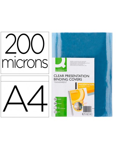 Tapa de encuadernacion q-connect pvc...