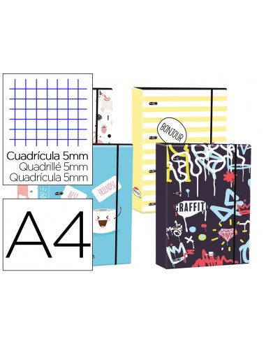 Carpeta liderpapel din a4 forrada con...