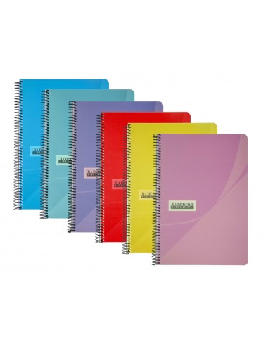 Cuaderno espiral papercop cuarto tapa...