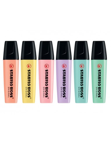 Rotulador stabilo boss pastel...