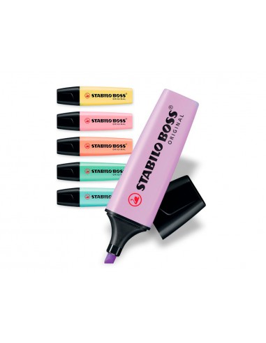 Rotulador stabilo boss pastel...