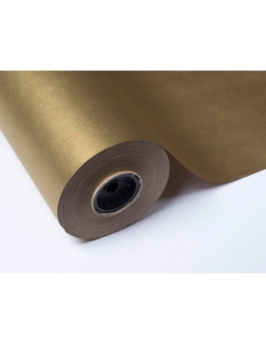 Papel de regalo basika metalizado oro...