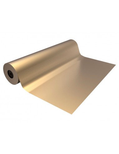 Papel de regalo basika metalizado oro...
