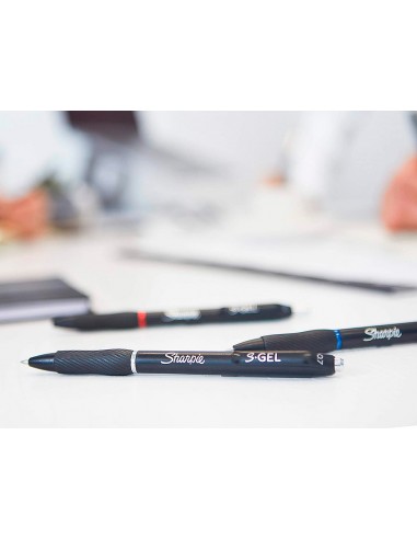 Boligrafo sharpie retractil tinta gel...