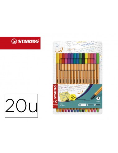 Rotulador stabilo punta de fibra...