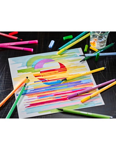 Rotulador stabilo acuarelable pen 68...