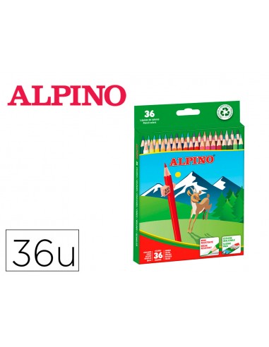 Lapices de colores alpino caja 36...