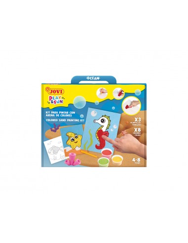 Juego jovi play&fun pinta con arena...
