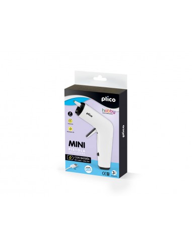 Pistola termofusible plico mini con...