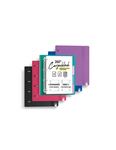 Carpeta 4 anillas de 35 mm carchivo...