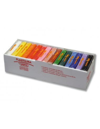 Plastilina jovi 72 tamaño grande caja...