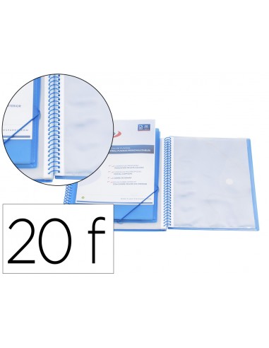 Carpeta pardo escaparate con espiral...