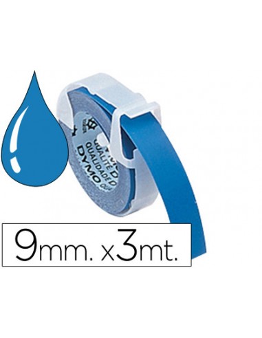 Cinta dymo 3d 9 mm x 3 mt azul...