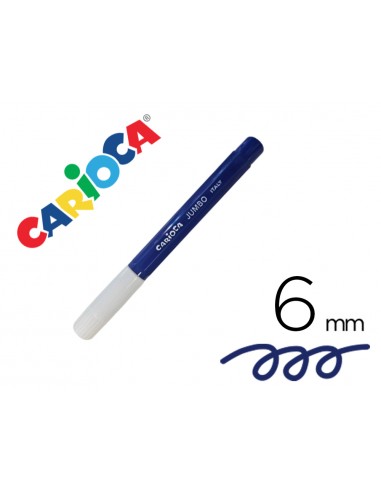 Rotulador carioca jumbo lavable azul...
