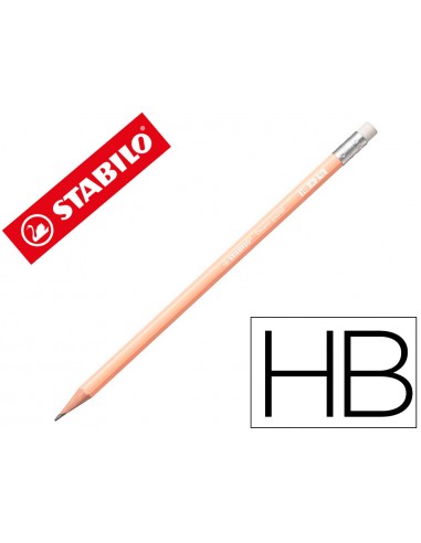 Lapices de grafito con goma stabilo...