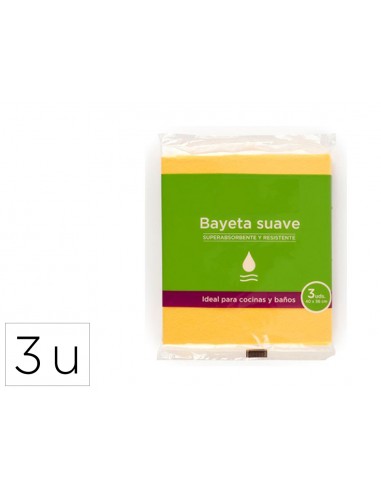 Bayeta microfibra suave amarilla para...
