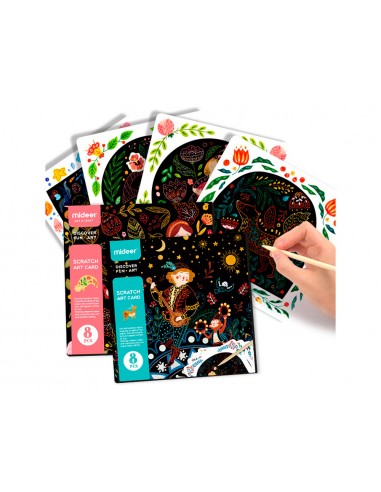 Juego didactico mideer scratch art...