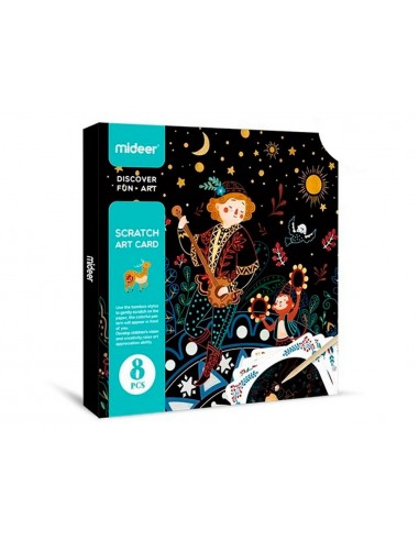 Juego didactico mideer scratch art...