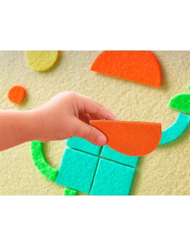 Puzle mideer figuras geometricas...