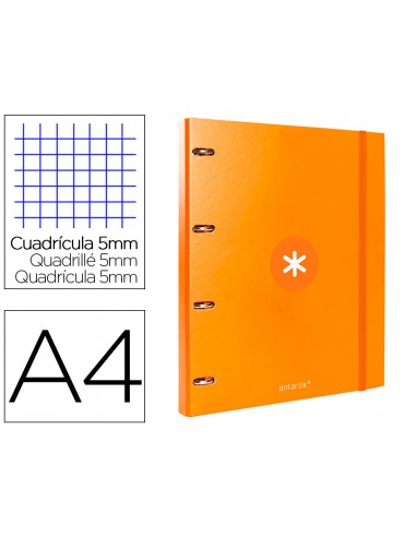 Carpeta con recambio antartik a4...