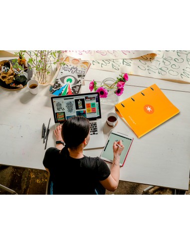 Carpeta con recambio antartik a4...