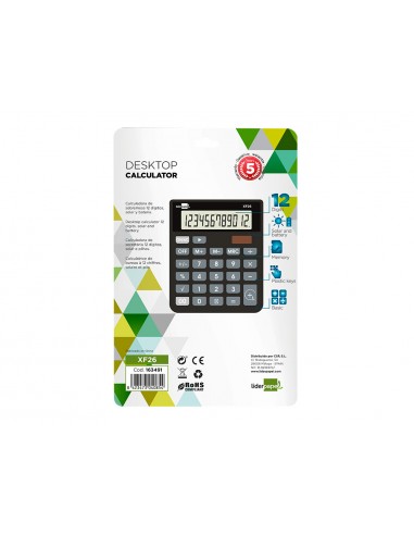 Calculadora liderpapel sobremesa xf26...