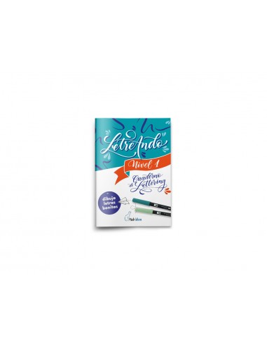 Cuaderno lettering minkblau letreando...