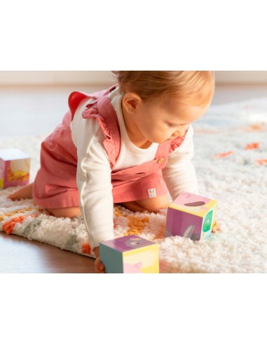 Puzle goula cubos de carton 6 escenas...