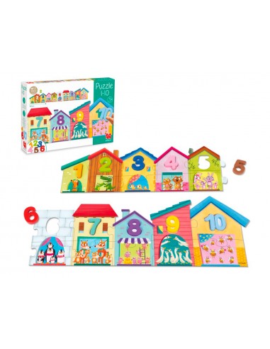 Puzle goula 1-10 duo 20 piezas