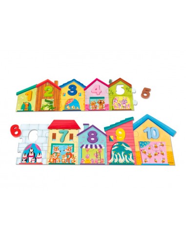 Puzle goula 1-10 duo 20 piezas