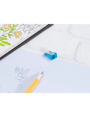 Sacapuntas liderpapel metalico cuña 1...