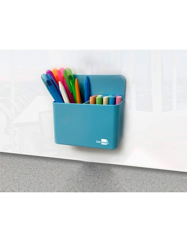 Cubilete portalapices liderpapel azul...