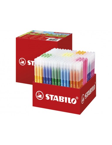 Rotulador stabilo fluorescente fino...