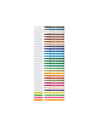 Rotulador stabilo fluorescente fino...