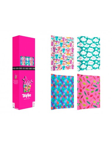 Papel de regalo basika infantil rollo...