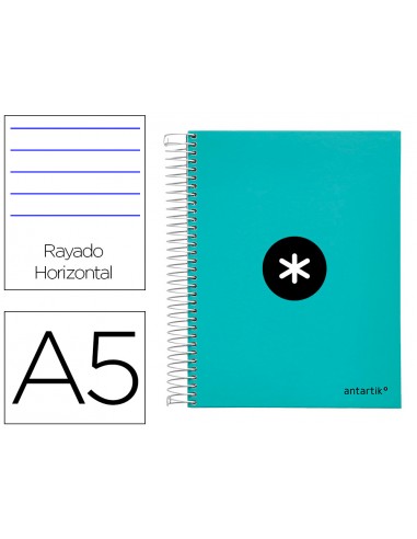 Cuaderno espiral a5 micro antartik...