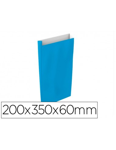 Sobre papel basika celulosa celeste...