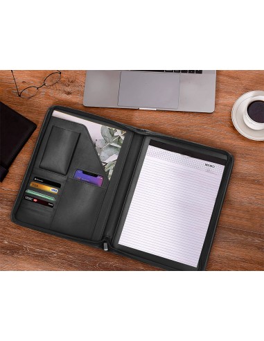 Carpeta portafolios cremallera con...